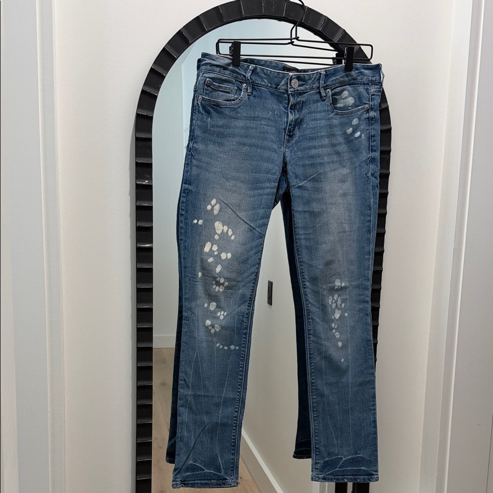 Express Skinny Distressed Women Jeans